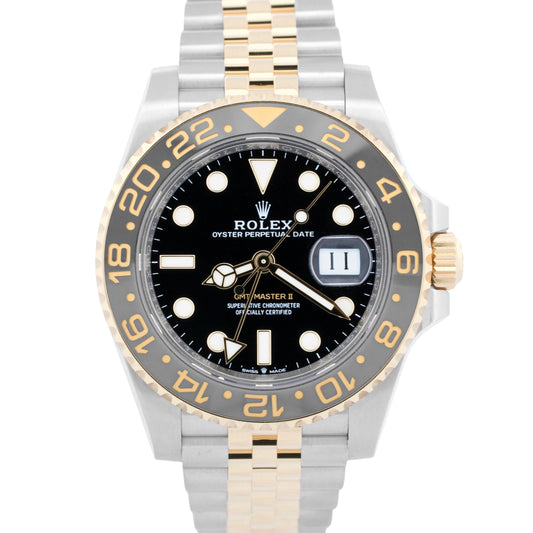 2026 Rolex GMT-Master II 126713 GRNR Two-Tone 18K Gold 40mm Jubilee Box Papers