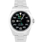 2025 PAPERS Rolex Air-King 40mm Green BLACK Stainless Steel Watch 126900 BOX