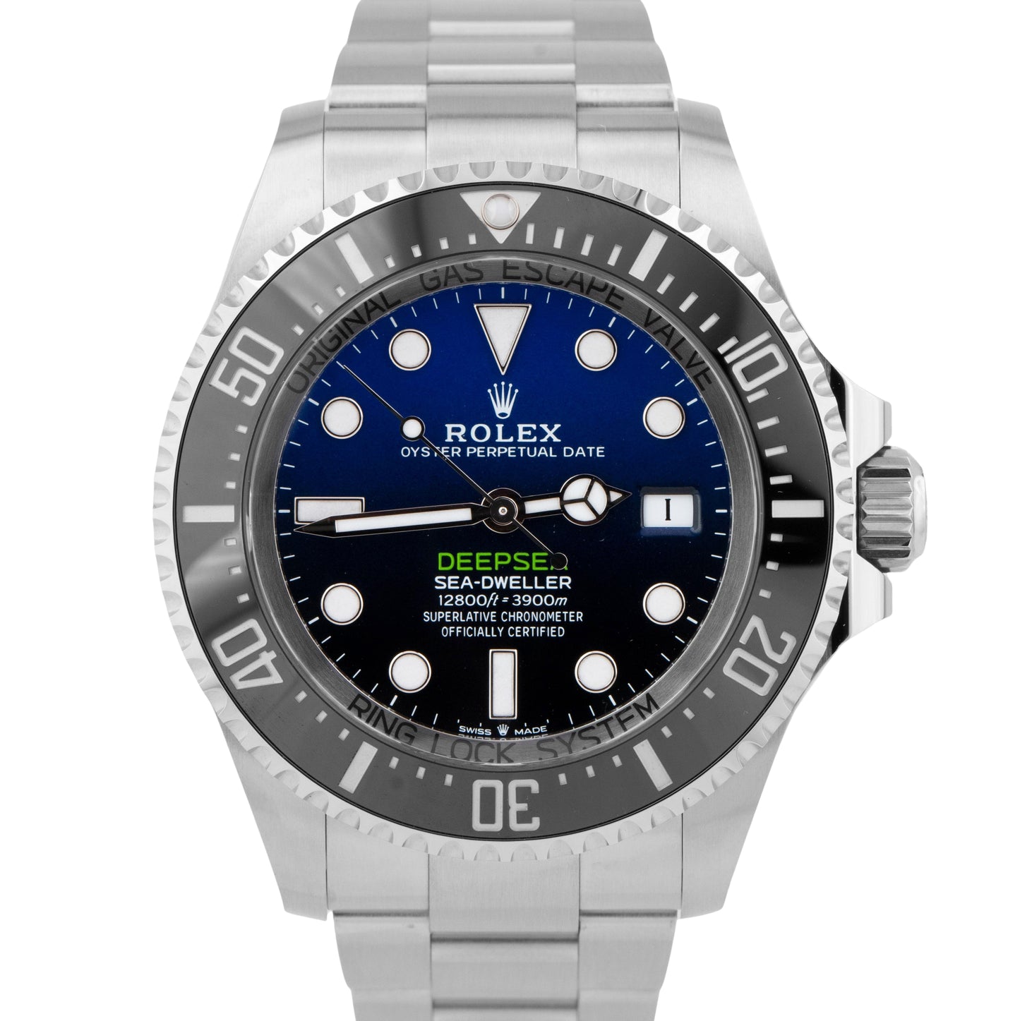 MINT 2023 Rolex Sea-Dweller Deepsea JAMES CAMERON Blue Black Steel 44mm 136660