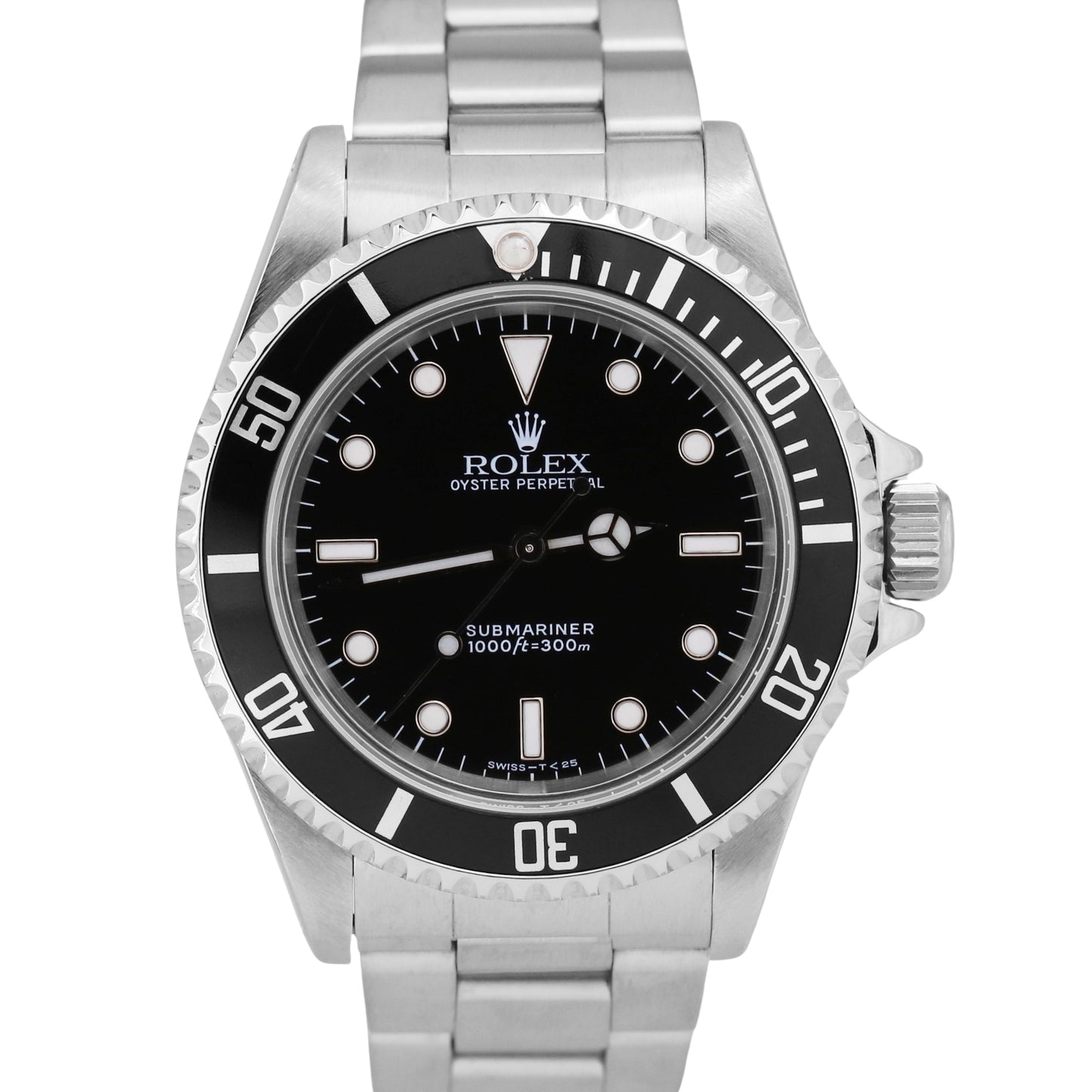MINT Rolex Submariner No-Date Stainless Steel Black Oyster Automatic 40mm 14060