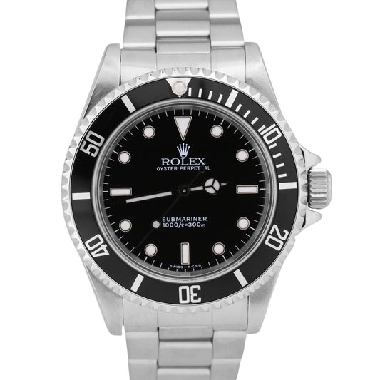 MINT Rolex Submariner No-Date Stainless Steel Black Oyster Automatic 40mm 14060