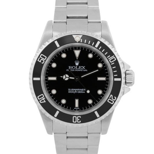 Rolex Submariner No-Date 40mm BLACK Stainless Steel Automatic SWISS ONLY 14060