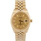VINTAGE Rolex Oyster Perpetual Date 34mm CHAMPAGNE 14K Yellow Gold JUBILEE 1503