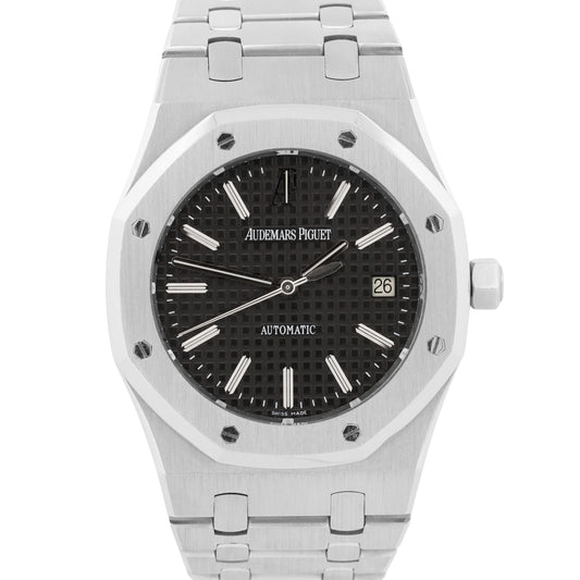 Audemars Piguet Royal Oak 15300ST.OO.1220ST.03 Black 39mm Stainless Steel Watch