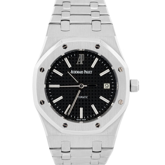 Audemars Piguet Royal Oak BLACK 39mm Stainless 15300ST.OO.1220ST.03 Watch BOX