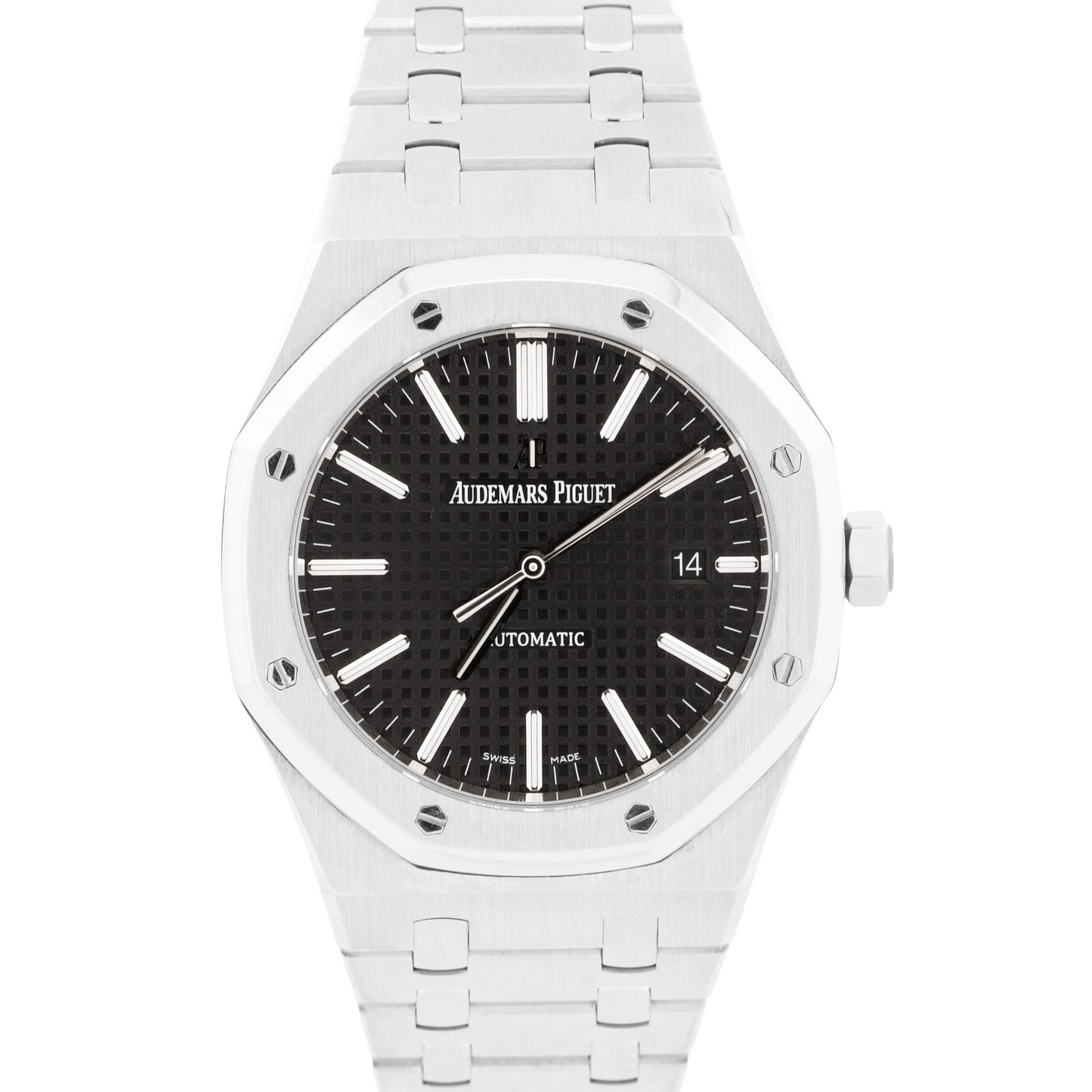 Audemars Piguet Royal Oak BLACK 41mm Stainless Steel Watch 15400ST.OO.1220ST.01