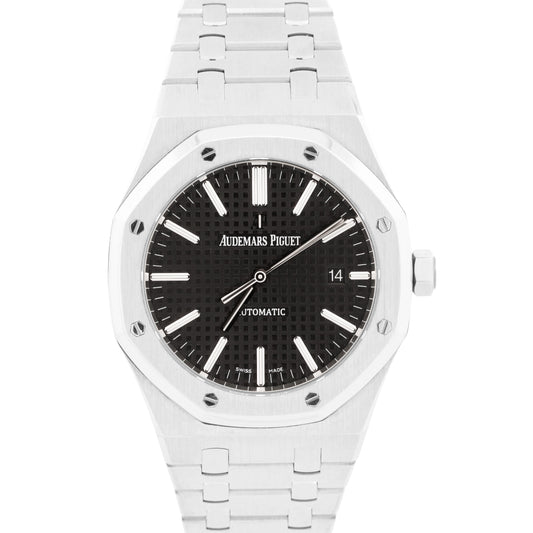 Audemars Piguet Royal Oak BLACK 41mm Stainless Steel Watch 15400ST.OO.1220ST.01