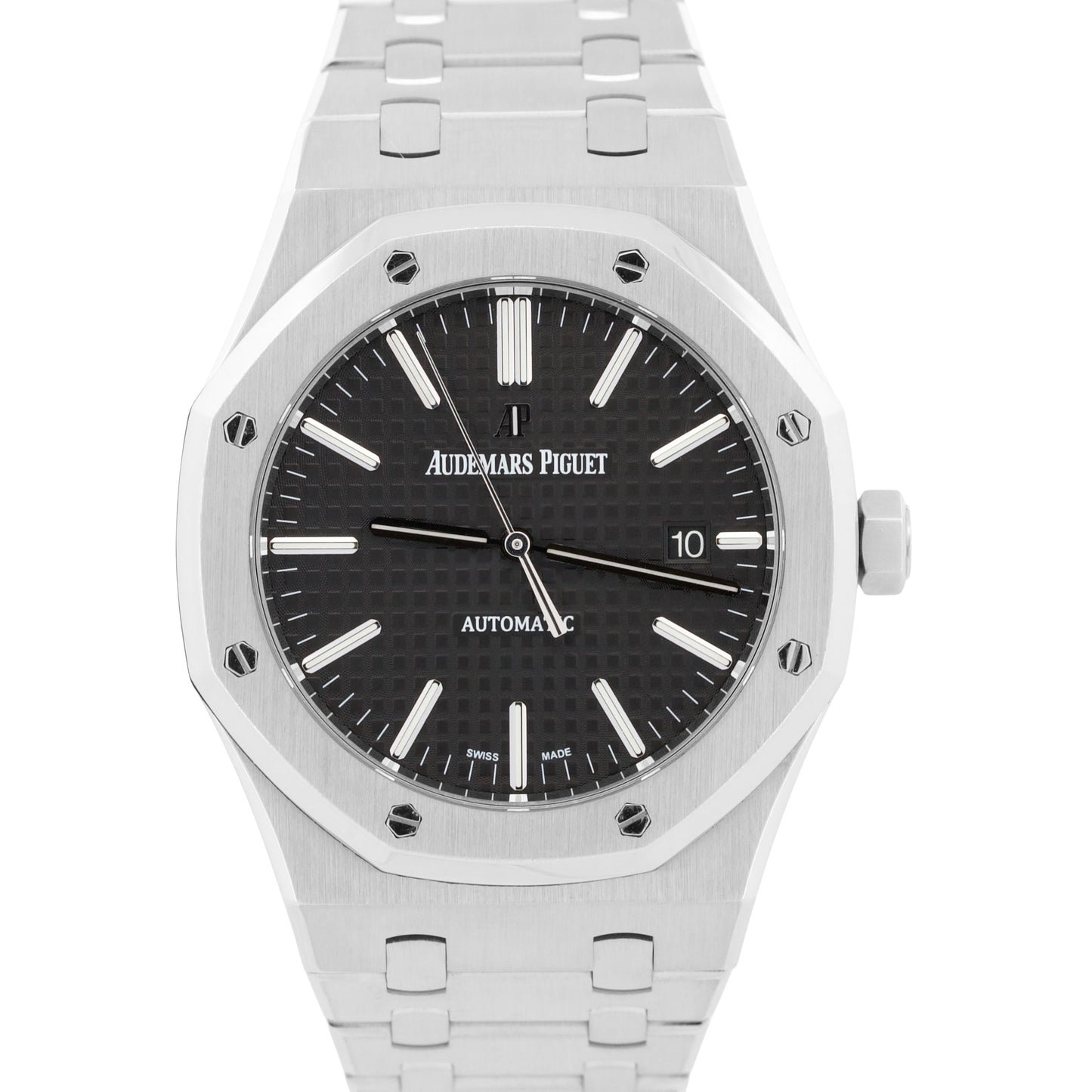 Audemars Piguet Royal Oak 15400ST.OO.1220ST.01 Black 41mm Stainless Steel Watch
