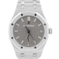 PAPERS Audemars Piguet Royal Oak Gray RHODIUM Stainless 41mm 15500ST Watch BOX
