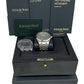 PAPERS Audemars Piguet Royal Oak Gray RHODIUM Stainless 41mm 15500ST Watch BOX