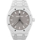 2021 PAPERS Audemars Piguet Royal Oak Gray RHODIUM Stainless 41mm 15500ST BOX