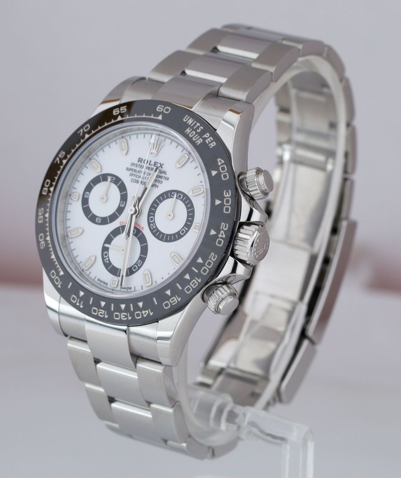 2023 MINT Rolex Daytona Cosmograph 40mm PANDA Stainless Watch 116500 LN BOX