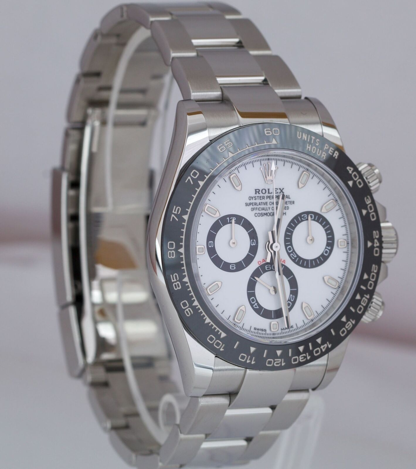 2023 MINT Rolex Daytona Cosmograph 40mm PANDA Stainless Watch 116500 LN BOX