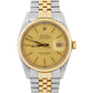 1987 Rolex DateJust 16013 Champagne Two-Tone 18K Gold Steel Jubilee 36mm Watch