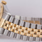 Rolex DateJust 36mm Champagne Yellow Gold Stainless Two-Tone Watch 16013