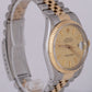 Rolex DateJust 36mm Champagne Yellow Gold Stainless Two-Tone Watch 16013