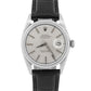 Unpolished 1964 Rolex DateJust 1603 Silver Alpha Hands Engine-Turned 36mm Watch