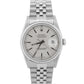 2001 Rolex DateJust 16220 Silver 36mm Stainless Engine-Turned Jubilee Box Papers