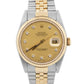 UNPOLISHED PAPERS Rolex DateJust 36mm CHAMPAGNE DIAMOND 18K JUBILEE 16233 BOX