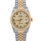 Rolex DateJust 16233 Cream Roman 18K Yellow Gold Jubilee 36mm Watch Box Papers