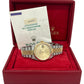PAPERS Rolex DateJust 36mm CHAMPAGNE TAPESTRY 18K Gold Steel JUBILEE 16233 BOX