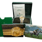 1990 PAPERS Rolex DateJust CHAMPAGNE 18K Gold Steel JUBILEE 36mm 16233 Watch BOX