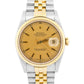 1996 PAPERS Rolex DateJust 36mm CHAMPAGNE No-Holes Steel JUBILEE 18K 16233 BOX