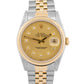 1991 Rolex DateJust 16233 36mm Champagne Diamond Two-Tone 18K Gold Jubilee Watch