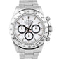 PAPERS Rolex Daytona Cosmograph White ZENITH Stainless Steel 40mm 16520 B+P