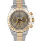 Rolex Daytona Cosmograph 40mm RHODIUM Two-Tone 18K Yellow Gold Steel 16523 Watch