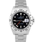 STICKERED UNWORN Rolex Explorer II REHAUT Black Steel 3186 40mm PAPERS 16570 BOX