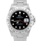 1997 Rolex Explorer II 16570 Black Stainless Steel Red Oyster 40mm Watch