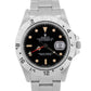 1989 Rolex Explorer II BLACK Stainless Steel Red OYSTER 40mm Watch 16570