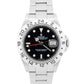 UNPOLISHED Rolex Explorer II BLACK 40mm Red GMT Stainless Steel 16570 Watch