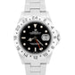 Rolex Explorer II BLACK Red Stainless Steel NO-HOLES 40mm Automatic Oyster 16570