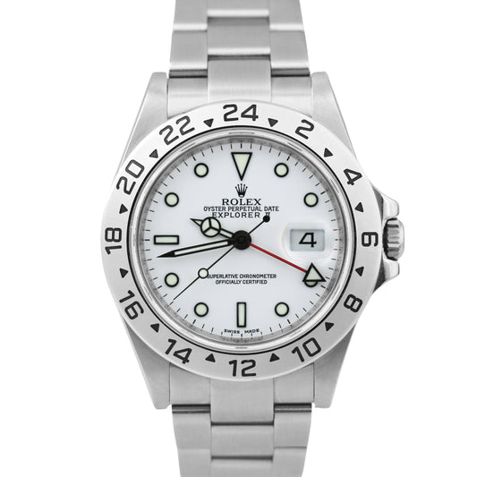 2020 RSC Rolex Explorer II Polar White REHAUT 3186 40mm Steel 16570 Watch BOX