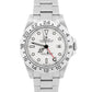 Rolex Explorer II 40mm WHITE Red Stainless Steel Oyster Date GMT Watch 16570