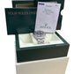 PAPERS Rolex Explorer II 40mm BLACK Stainless Steel NO-HOLES Watch 16570 BOX