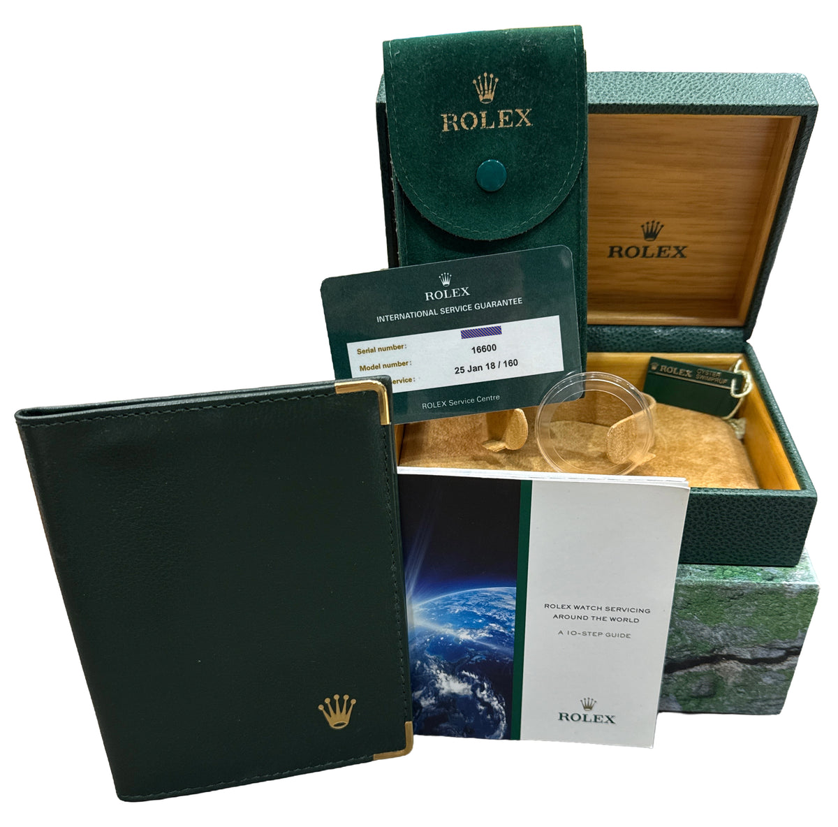 Rolex Sea-Dweller 16600 40mm Black Oyster No-Holes Steel 2018 RSC Watch Box