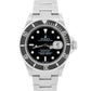 Rolex Submariner Date BLACK Stainless Steel REHAUT No-Holes 40mm Watch 16610