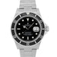 Rolex Submariner Date 16610 40mm Black NO-HOLES CASE Z-Serial 2007 Steel Watch