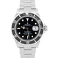 Rolex Submariner Date BLACK Stainless Steel REHAUT No-Holes 40mm Watch 16610