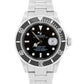 2008 Rolex Submariner Date 16610 Black Rehaut No-Holes Steel 40mm Box Papers