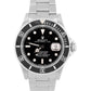 1993 Rolex Submariner Date 16610 Black Stainless Steel Automatic 40mm Watch