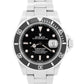 2000 Rolex Submariner Date BLACK Stainless Steel 40mm Oyster Dive Watch 16610