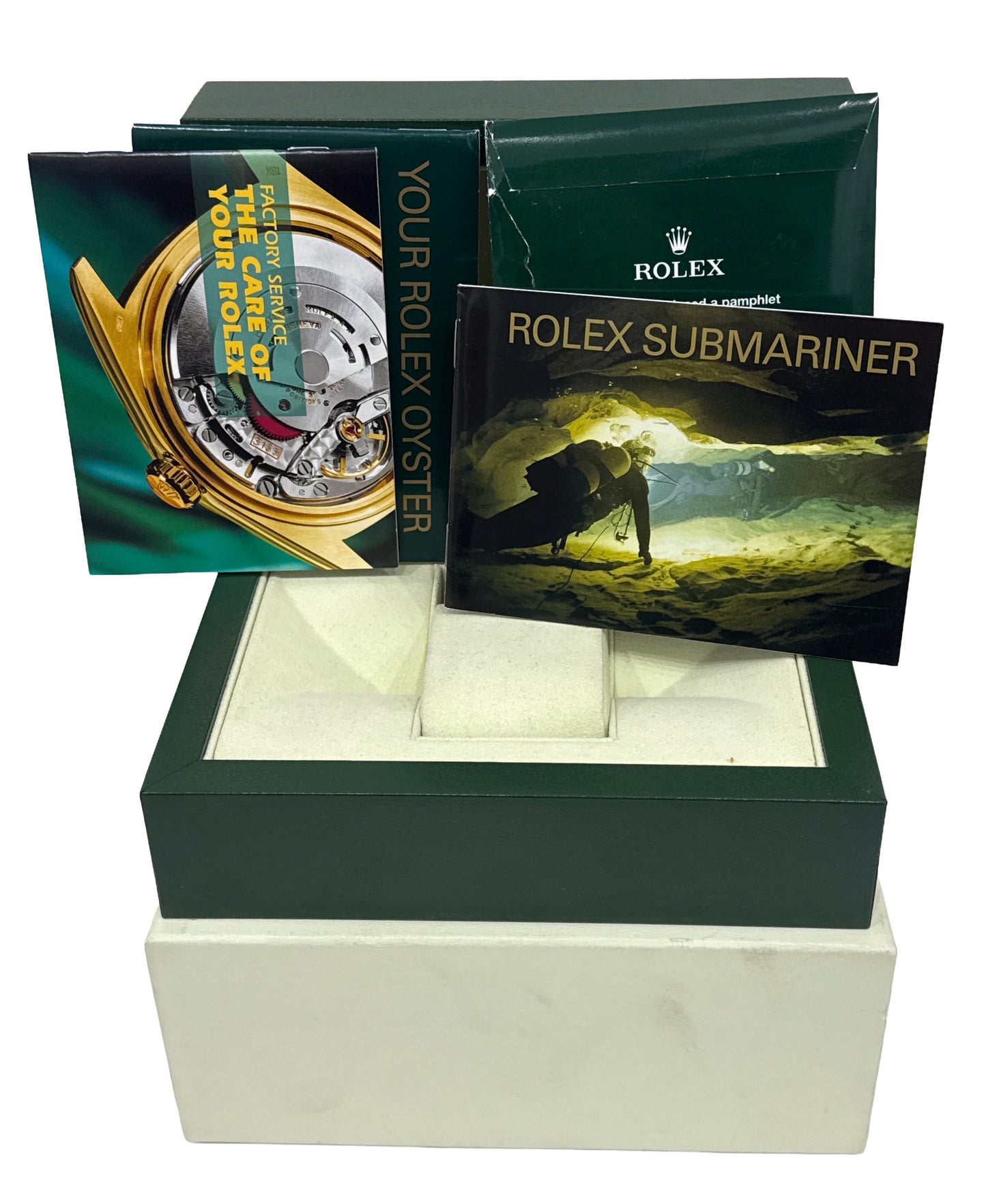 Rolex Submariner Date BLACK Stainless Steel REHAUT No-Holes 40mm 16610 BOX