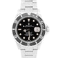 Rolex Submariner Date BLACK Stainless Steel 40mm Oyster Automatic Watch 16610