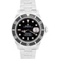Rolex Submariner Date BLACK Stainless Steel 40mm NO-HOLES Oyster Watch 16610 T