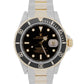 2021 RSC PAPERS Rolex Submariner Date 40mm BLACK Steel 18K Gold Watch 16613 BOX
