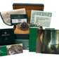 2021 RSC PAPERS Rolex Submariner Date 40mm BLACK Steel 18K Gold Watch 16613 BOX